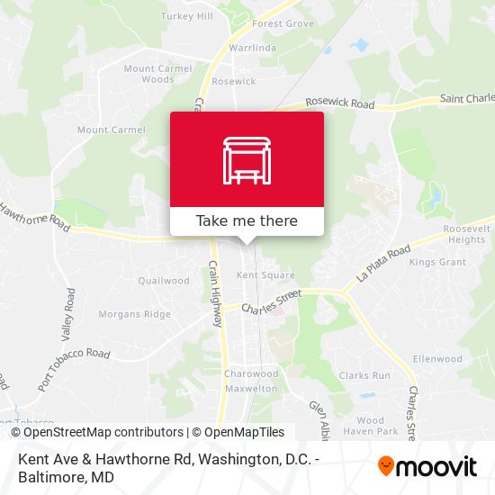 Mapa de Kent Ave & Hawthorne Rd