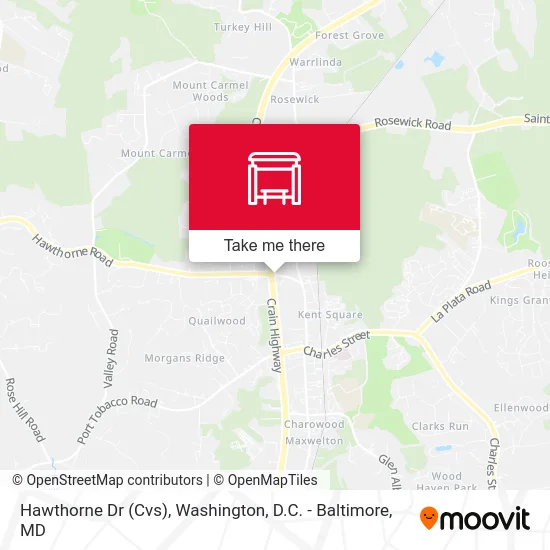 Hawthorne Dr (Cvs) map