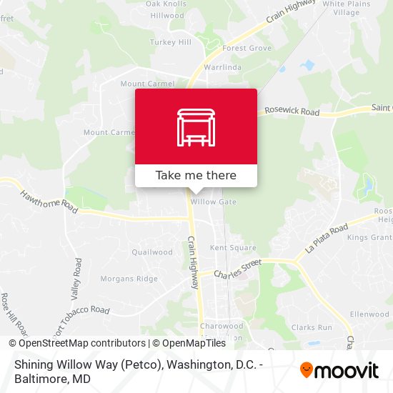 Shining Willow Way (Petco) map