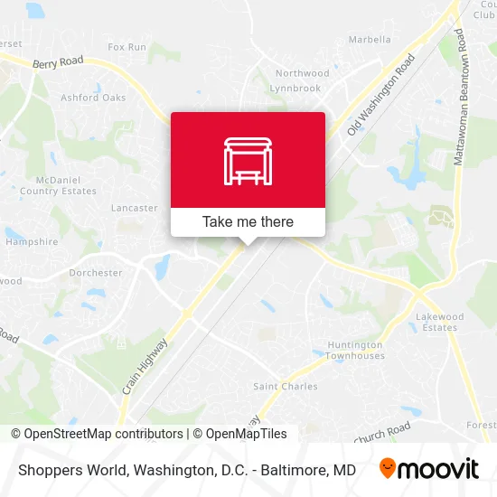 Shoppers World map