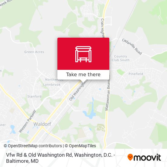 Vfw Rd & Old Washington Rd map
