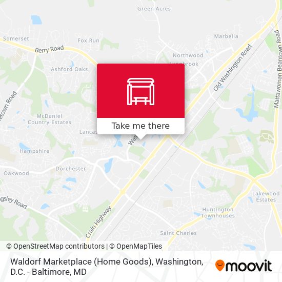 Waldorf Marketplace (Home Goods) map