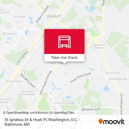 St Ignatius Dr & Husk Pl map