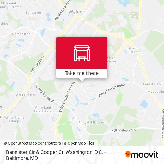 Mapa de Bannister Cir & Cooper Ct