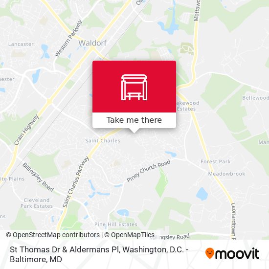 Mapa de St Thomas Dr & Aldermans Pl