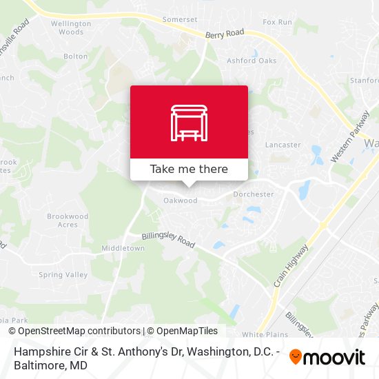 Mapa de Hampshire Cir & St. Anthony's Dr