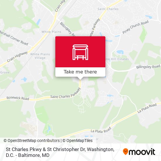 St Charles Pkwy & St Christopher Dr map