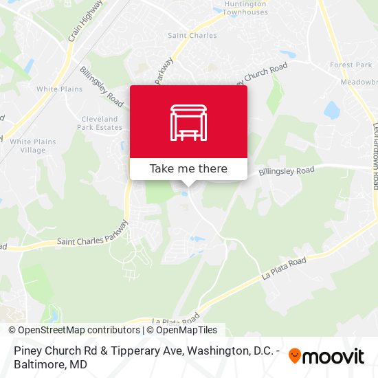 Mapa de Piney Church Rd & Tipperary Ave