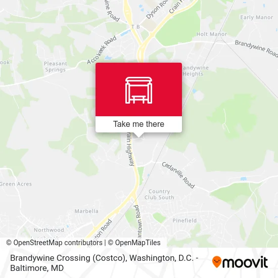 Brandywine Crossing (Costco) map