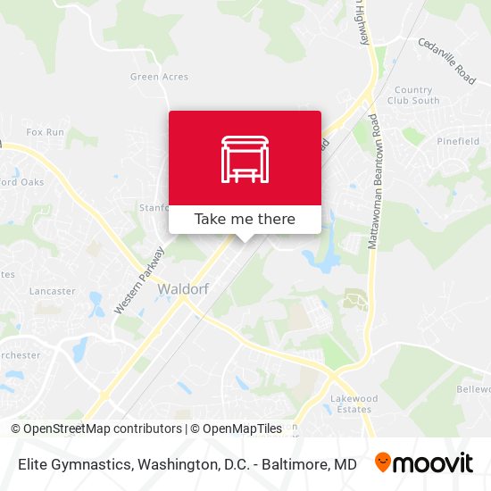 Elite Gymnastics map