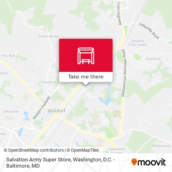 Mapa de Salvation Army Super Store