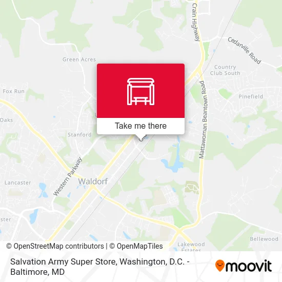 Salvation Army Super Store map