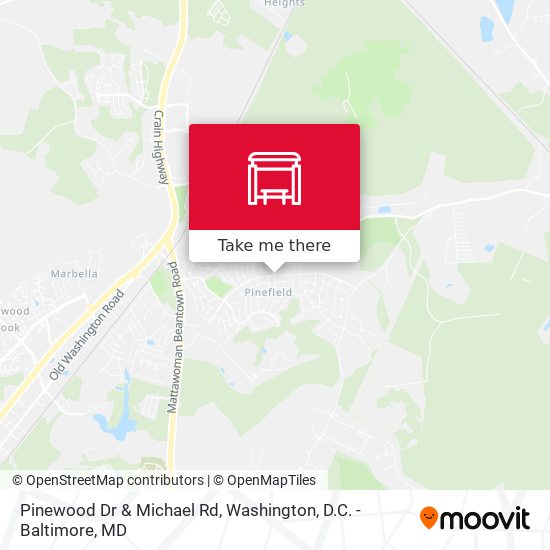 Pinewood Dr & Michael Rd map
