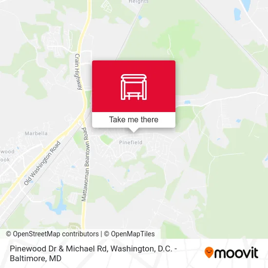 Pinewood Dr & Michael Rd map