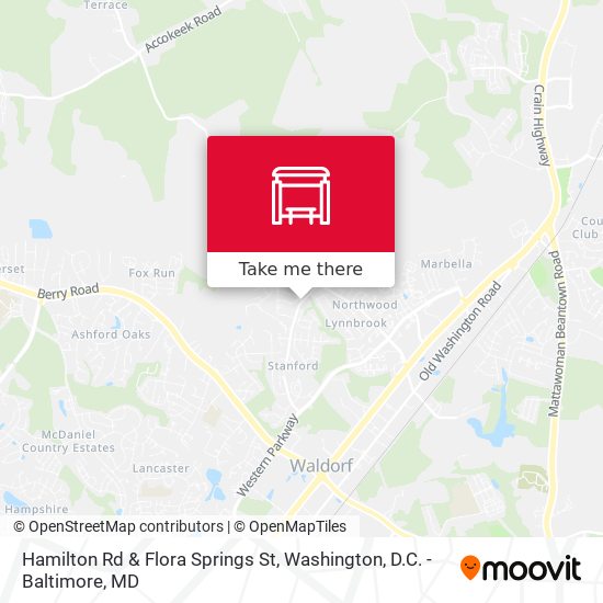 Hamilton Rd & Flora Springs St map
