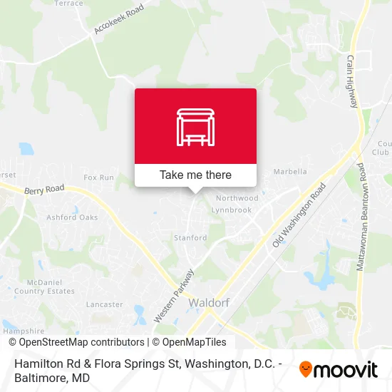 Hamilton Rd & Flora Springs St map