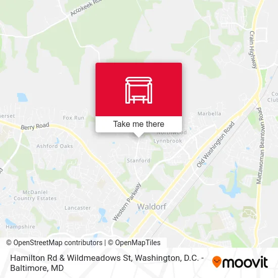 Hamilton Rd & Wildmeadows St map