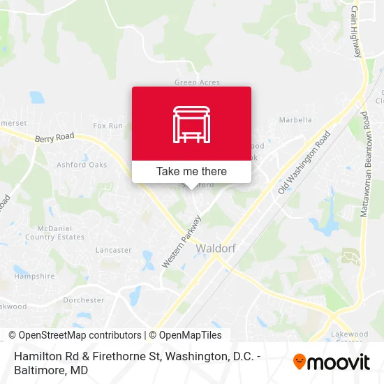 Hamilton Rd & Firethorne St map