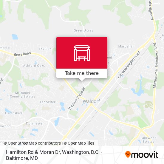 Hamilton Rd & Moran Dr map