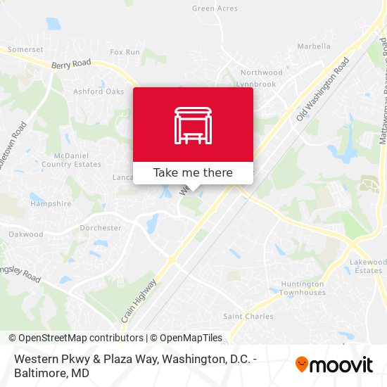 Mapa de Western Pkwy & Plaza Way