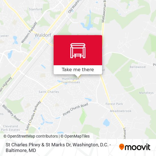 St Charles Pkwy & St Marks Dr map
