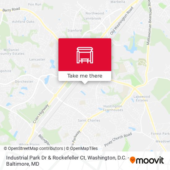 Mapa de Industrial Park Dr & Rockefeller Ct