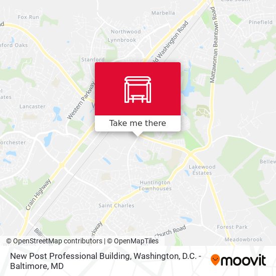 New Post Professional Building map