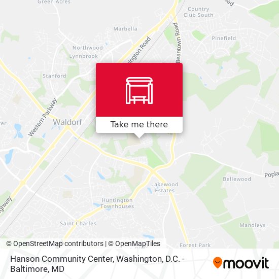 Mapa de Hanson Community Center