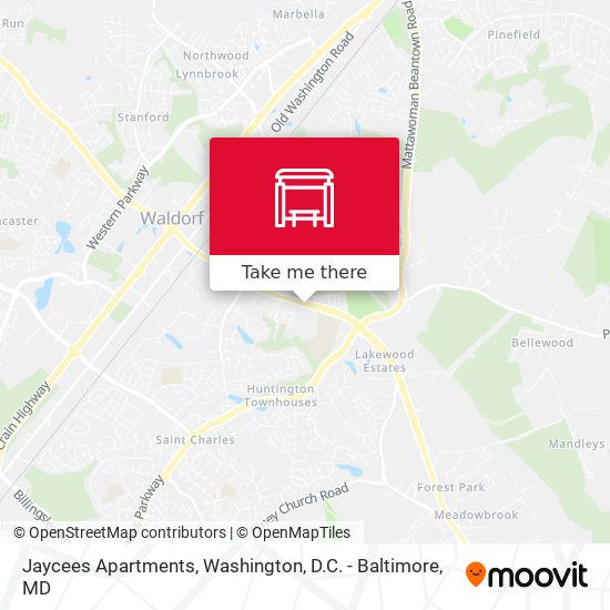 Mapa de Jaycees Apartments