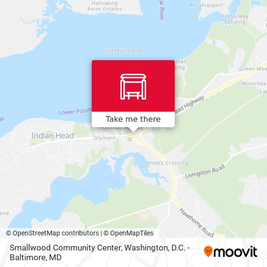 Smallwood Community Center map