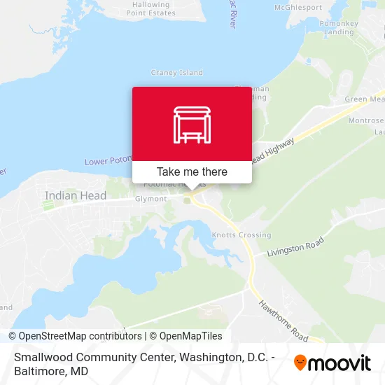 Smallwood Community Center map