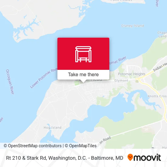 Rt 210 & Stark Rd map