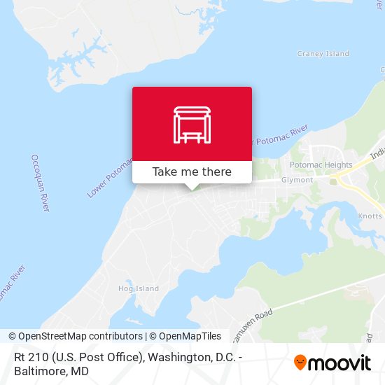 Mapa de Rt 210 (U.S. Post Office)