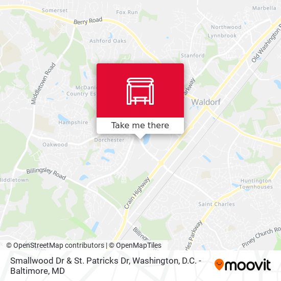 Smallwood Dr & St. Patricks Dr map