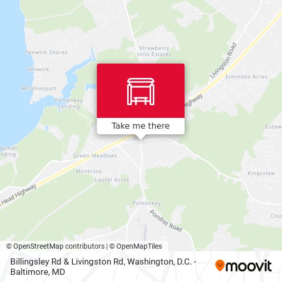 Mapa de Billingsley Rd & Livingston Rd