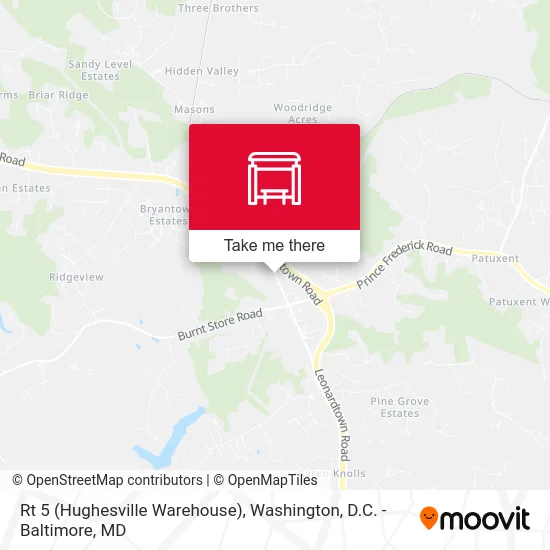 Rt 5 (Hughesville Warehouse) map
