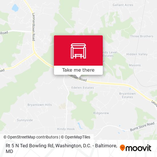 Mapa de Rt 5 N Ted Bowling Rd