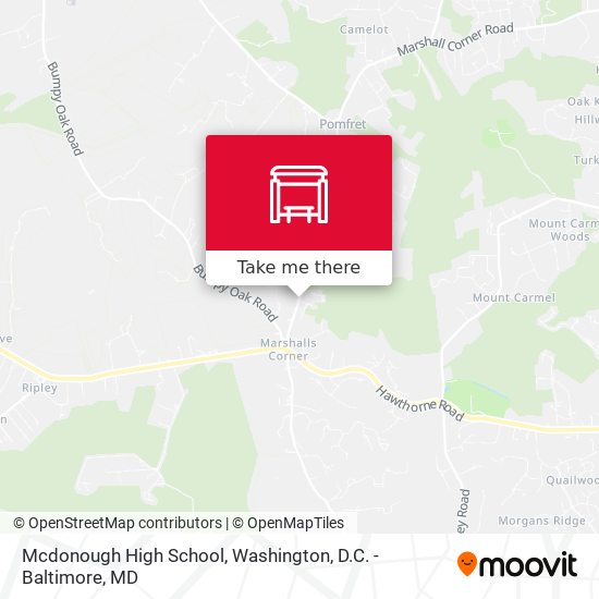 Mcdonough High School map
