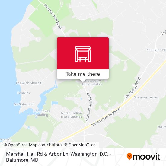 Marshall Hall Rd & Arbor Ln map