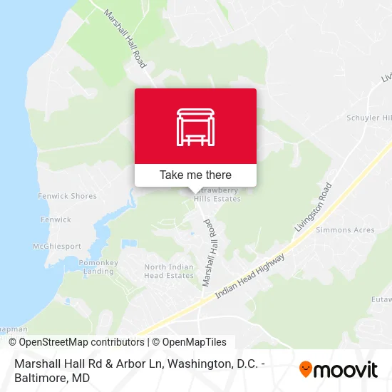 Marshall Hall Rd & Arbor Ln map