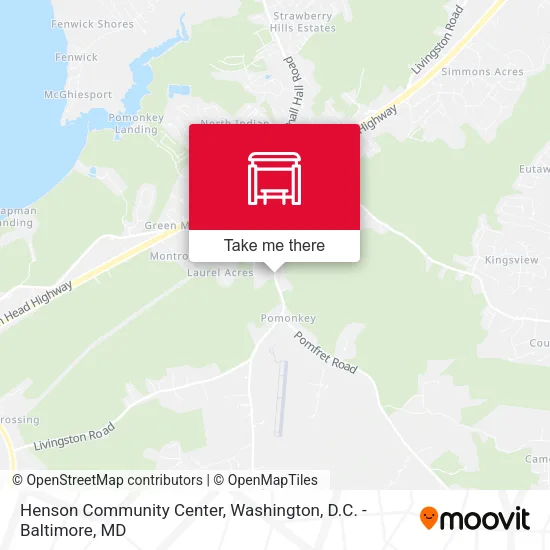 Henson Community Center map