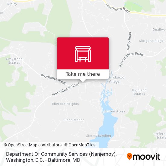 Department Of Community Services (Nanjemoy) map