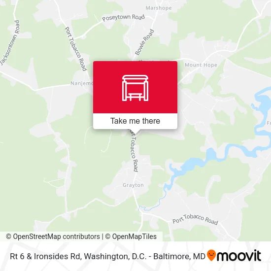 Rt 6 & Ironsides Rd map