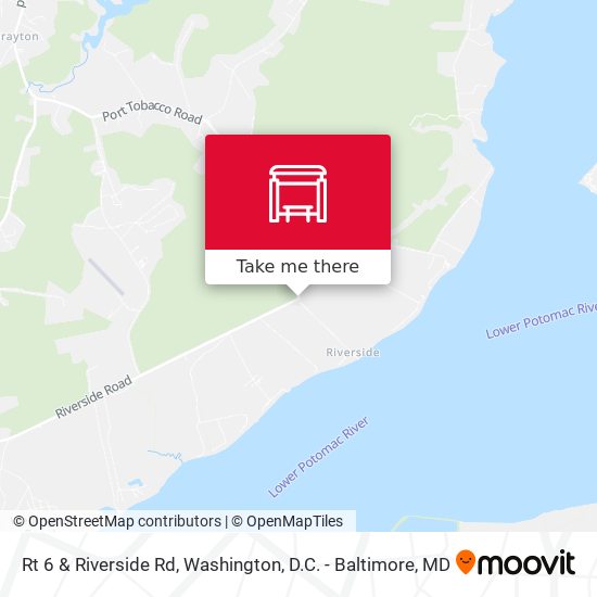 Rt 6 & Riverside Rd map