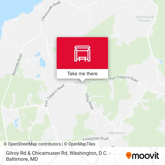 Gilroy Rd & Chicamuxen Rd map