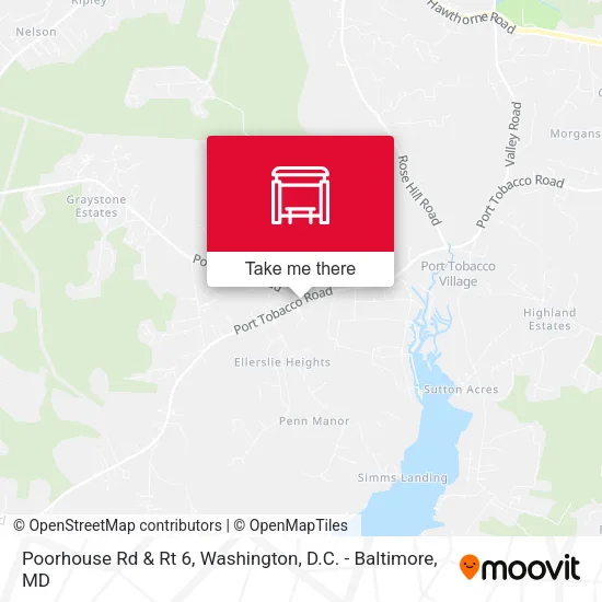 Poorhouse Rd & Rt 6 map