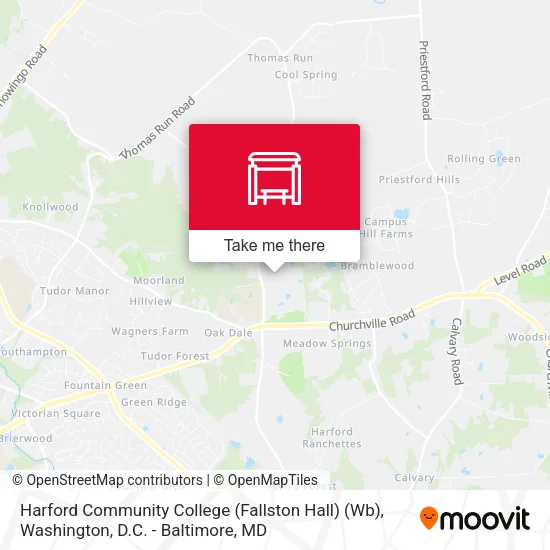Harford Community College (Fallston Hall) (Wb) map