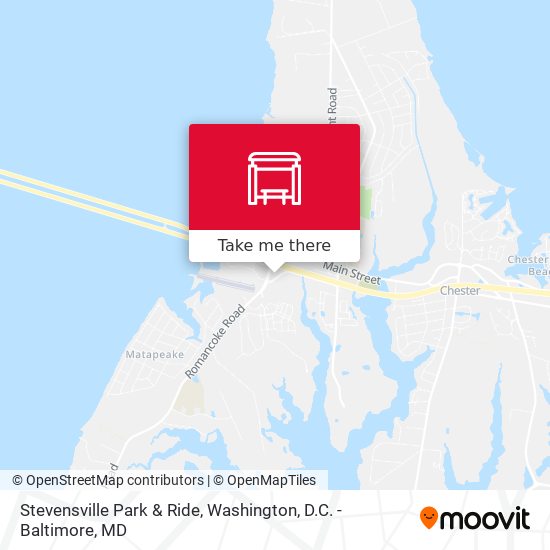 Stevensville Park & Ride map