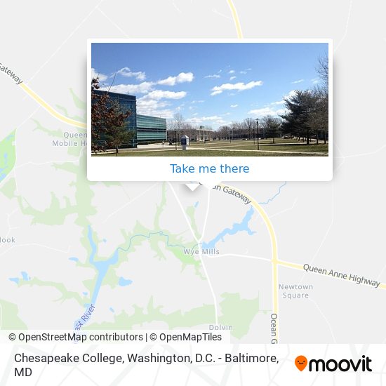 Mapa de Chesapeake College