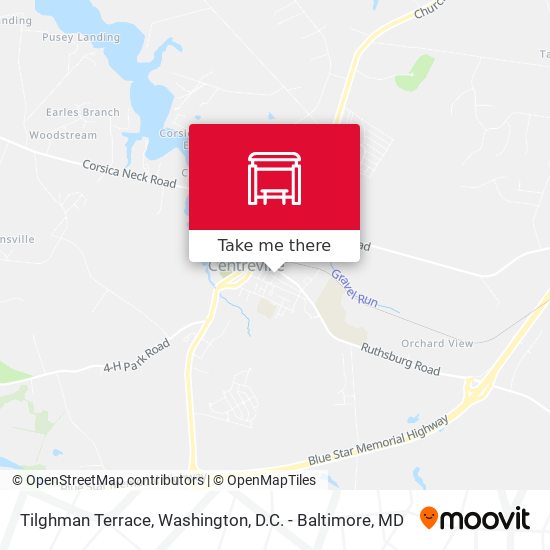 Tilghman Terrace map